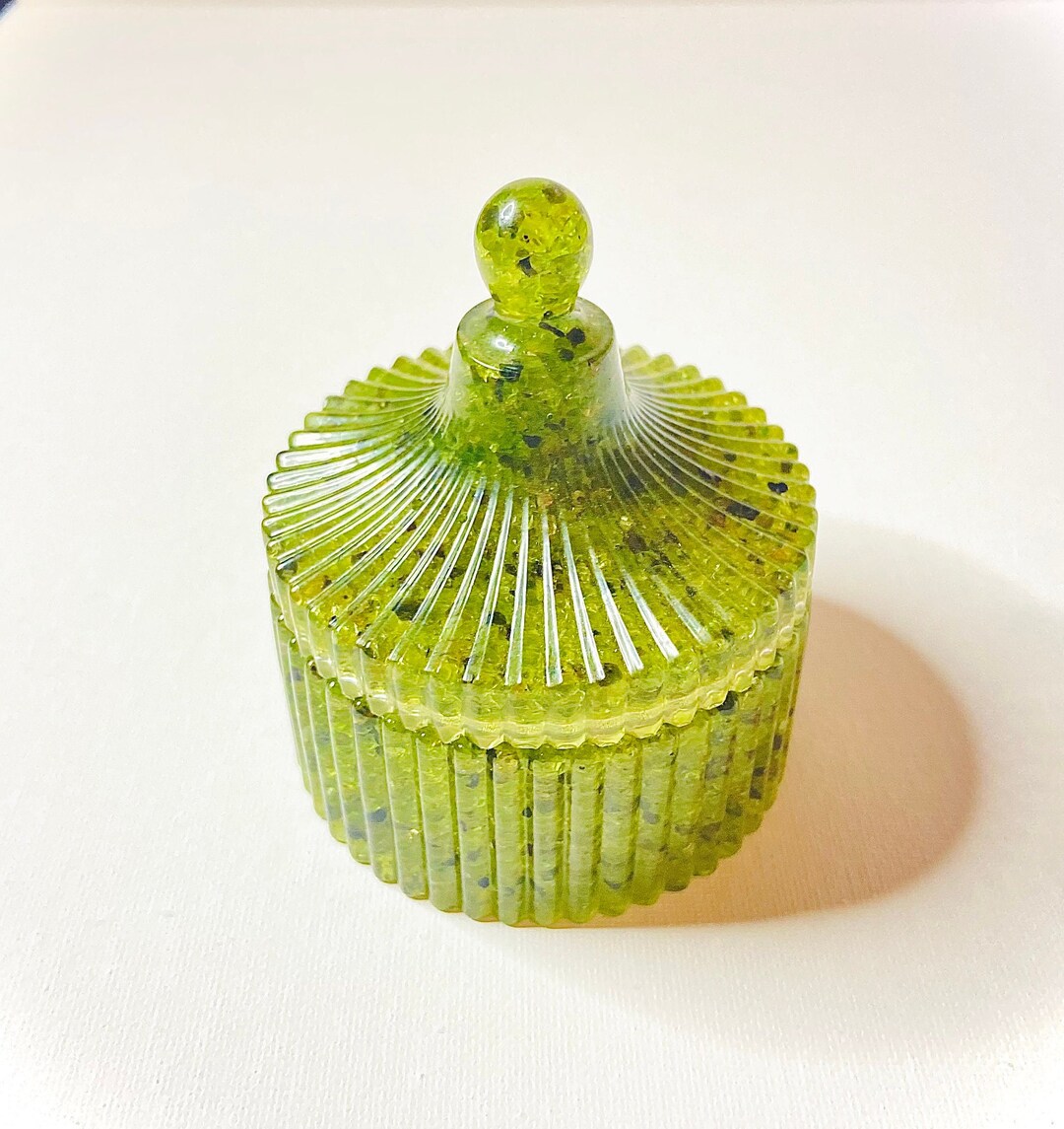 Peridot Small Storage Box Handmade Crystal Jewelry Box Etsy