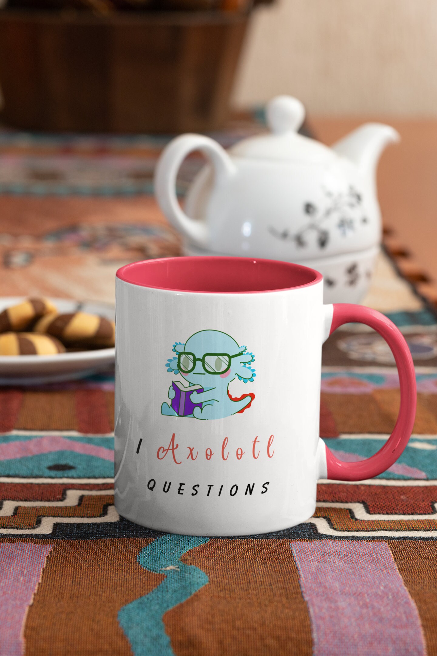 Love Axolotl Mug - Axolotl Questions Mug - Cute Axolotl Mug - Axolotl ...