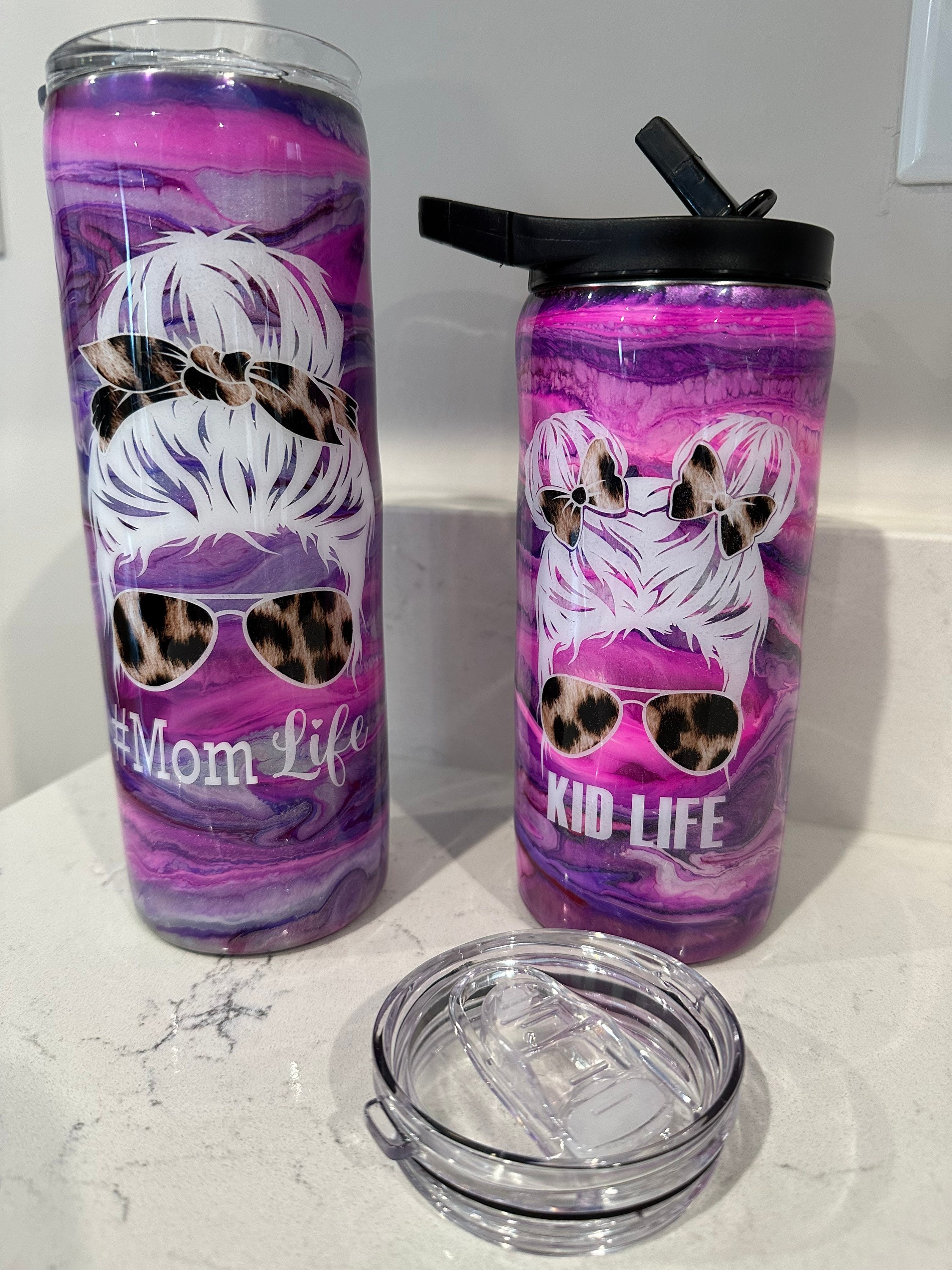 Boy Mom Tumbler, Mommy and Me Cups, Trucks Dirt and Toys Cup, Faux Glitter  Boy Mom Tumbler, Boy Family Cup Set, Boy Dad Tumbler 