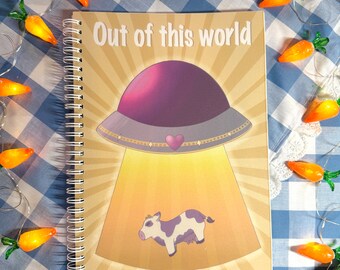 Alien and Cow - Sticker Book