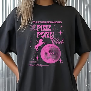 Pink Pony Club Shirt, Midwest Princess, WLW Pride Music Tee, Hot To Go Shirt, Unicorn Disco Vibes, Retro Glam Comfort Colors T-Shirt