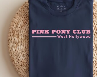 Pink Pony Club West Hollywood T-Shirt, Comfort Colors Midwest Princess Shirt, WLW Pride Music Tee, Lesbian Pride Gift, LGBTQ+ T-Shirt
