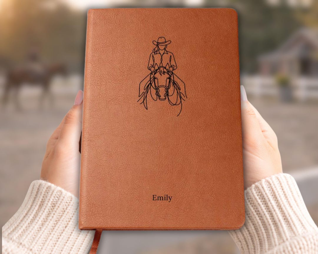 Cowgirl Journal Horse Lover Gift Horse Rider Notebook Horse Trainer ...