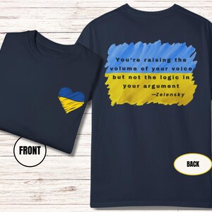 Anti-Trump Political Shirt – Zelensky Quote, Support Ukraine Protest Shirt, Anti-Putin Shirt, Anti Maga Shirt, Stand With Ukraine Shirt