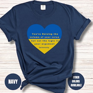 Anti-Trump Political Shirt – Support Ukraine, Zelensky Quote, Anti-Putin Resist Shirt, Stand With Ukraine Protest Shirt, Ukrainian Apparel