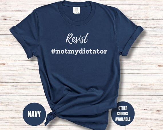 Maglietta Resist, Maglietta Democratica, Maglietta Di Protesta - Foto 9