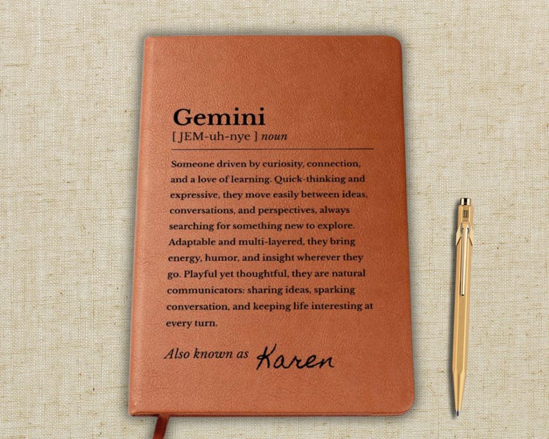 Diario Journaling Géminis