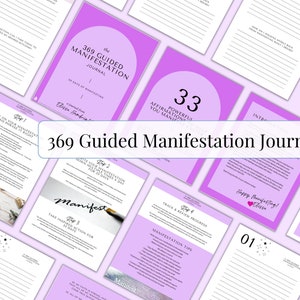 369 Manifestation Method Printable Pdf | Manifesting Journal ...