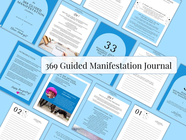 369 Manifestation Method Printable Pdf | Manifesting Journal ...