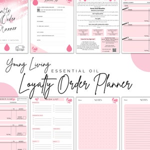 Abonnementstracker afdrukbaar | Young Living-kaart | Young Living Digitaal | Abonnementslogboek | Abonnementstracker | Planner-invoegingen