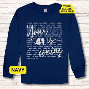 Long Sleeve Christian Shirt-Your 41 Is Coming, Faith Apparel, Christian Apparel, Religious Shirt, Christian Faith Gift, Encouragement Gift