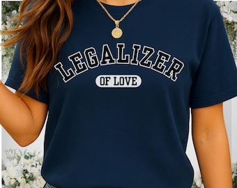 Comfort Colors® Wedding Officiant Shirt-Legalizer of Love Funny Officiant Tee, Officiant Gift, Marriage Officiant Proposal or Thank you Gift