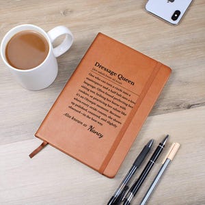 Funny Dressage Definition Journal Gift for Equestrians, Personalized Gift for Dressage Rider or Horse Lover, Christmas & Birthday Horse Gift image 6