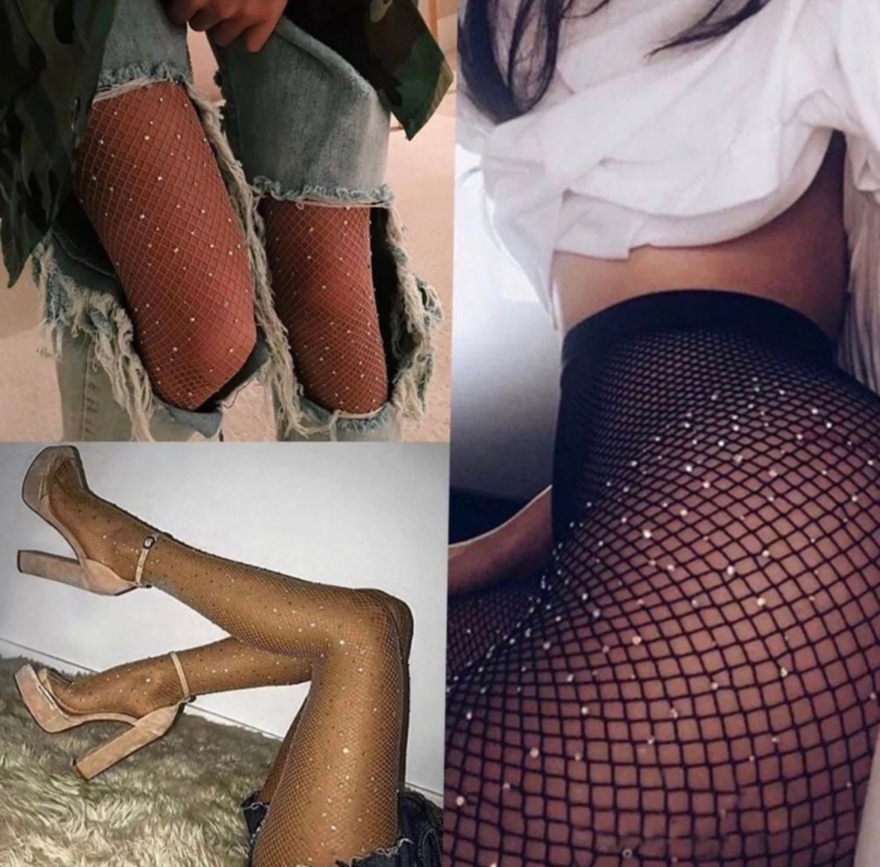 chanel stockings etsy