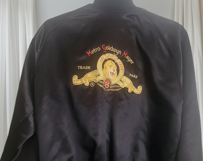 Vintage MGM Bomber Jacket: Encore Performance, Size XL