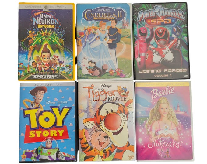 Great Kids Movie Total of Six movies All DVD's Several Classics Check out Below
