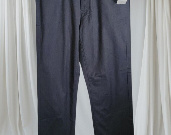 Calvin Klein Men’s Black Label Chino Pants 30x32L 100% Cotton New Classic