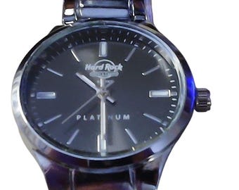 Hard Rock Casino Biloxi Platinum Watch Collectible Hard Rock Memorabilia Rare