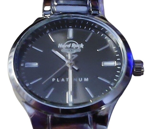 Hard Rock Casino Biloxi Platinum Watch Collectible Hard Rock Memorabilia Rare