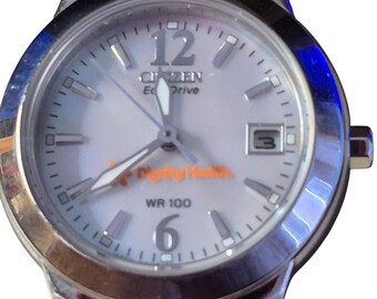Citizen Eco-Drive Women's Watch Date Japan Movement WR100 Date function READ