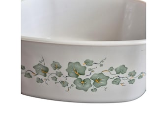 Vintage Corning Ware Callaway Ivy A-1.5-B 1.5 Liter Quart Casserole Dish Lot 2