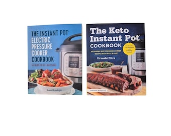 Instant Pot Cookbook Set Keto Electric Pressure Cooker 2 Books Like New