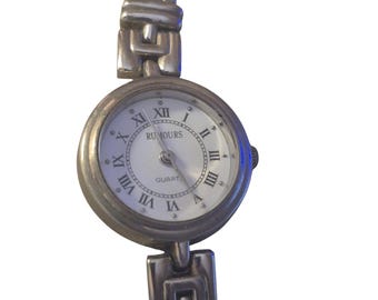 Women Watch Romours Wristwatch BOHO 60s Mid Century Syled Band New Battery HIppy Unusual