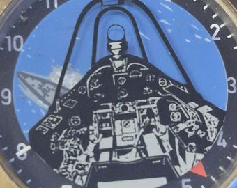 Rare Unique Military Pilot Design Watch Vintage Bon Ton Dive Bomber