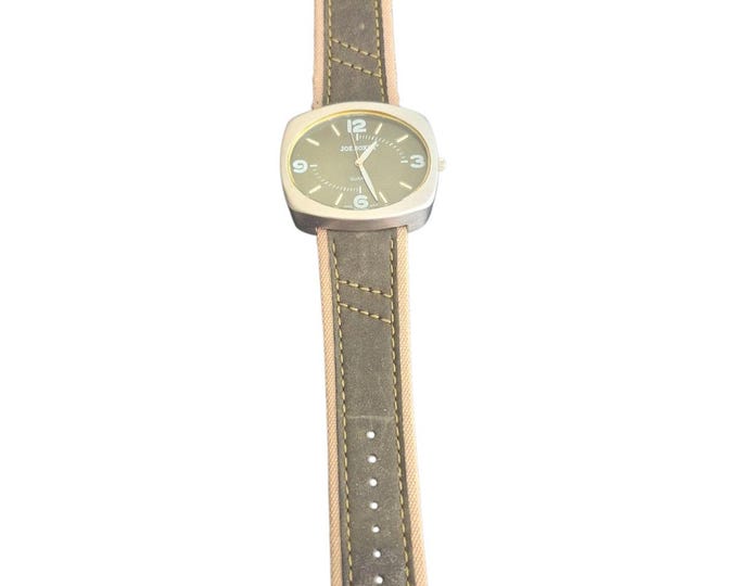 Vintage Joe Boxer Mens Watch Funky Dial New Battery Original Strap Y@K BOHO Rare