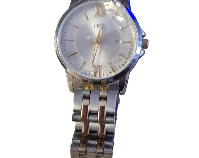 Womens Watch TFX Large Dial by Bulova New Battery Date Minimalist sharp