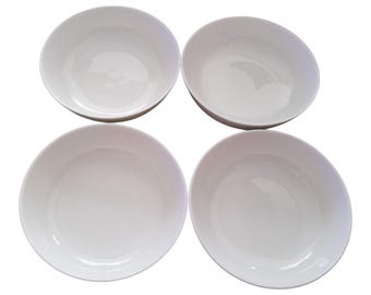Mikasa Ciera Swirl Bone China 8" Pasta Bowl Translucent Ivory Set Country Set 4