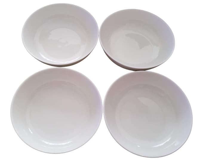 Mikasa Ciera Swirl Bone China 8" Pasta Bowl Translucent Ivory Set Country Set 4
