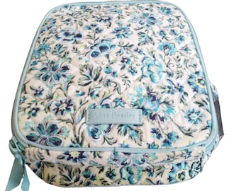 Vera Bradley Cloud Vine Floral PEVA Lining Insulated Lunch Bag Handle ID Pocket