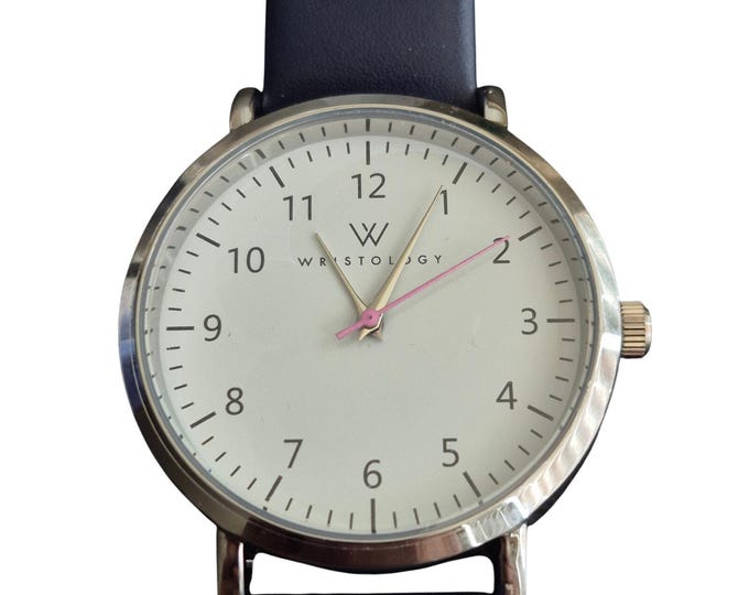 Wristology Olivia Mens Watch Large White Dial Case Stylish Classiccore Sharp