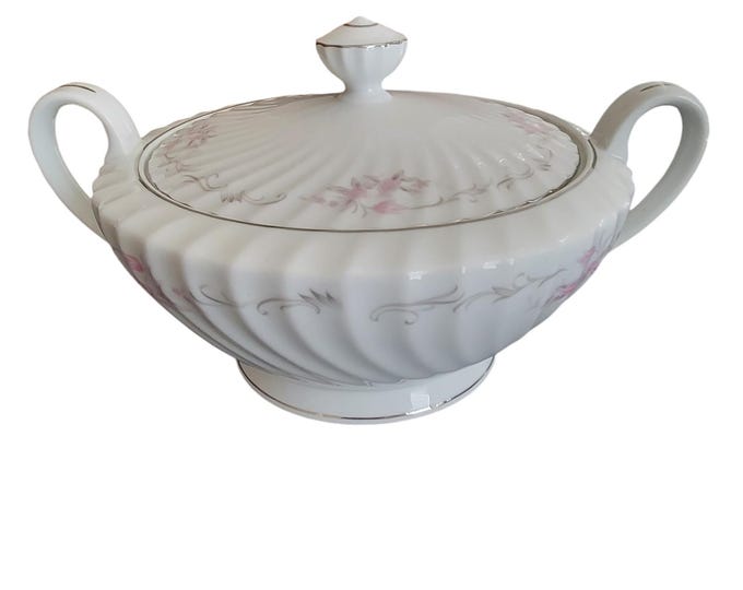 Gold Standard with Round Covered Vegetable Dish Porcelain China Made Japan MCM