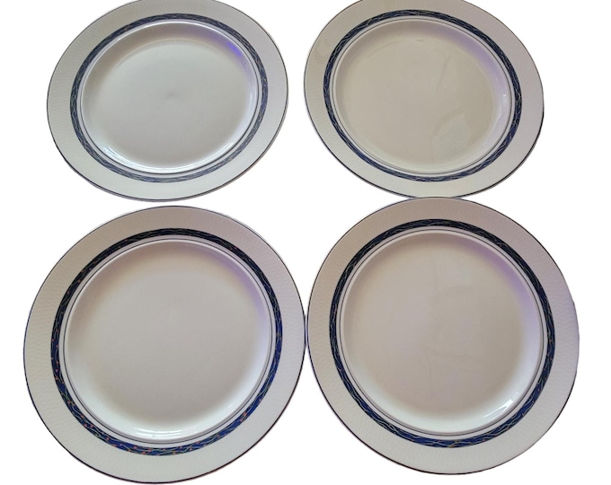 New Scandia Porcelain Dansk International Design 9 inch Plates Set of 4 Eloquent