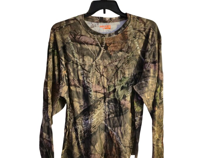 Game Winner Shirt Cotton Men XL Camo Mossy Oak Break-Up Country Hunting Fishing
