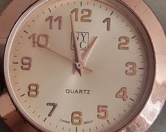 Women's NY&C fashion watch Y2K Rose Gold color Stretch band Model 13622