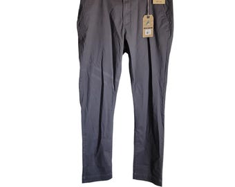 Tailor Vintage Men Pants Slim Fit Size 36x34 Black Stretch Casual New with tags