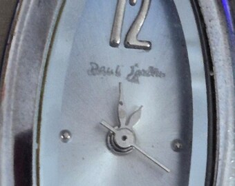 Paul Jardin Womens Silver Watch Unique Dial Quartz Japan Movement BOHO