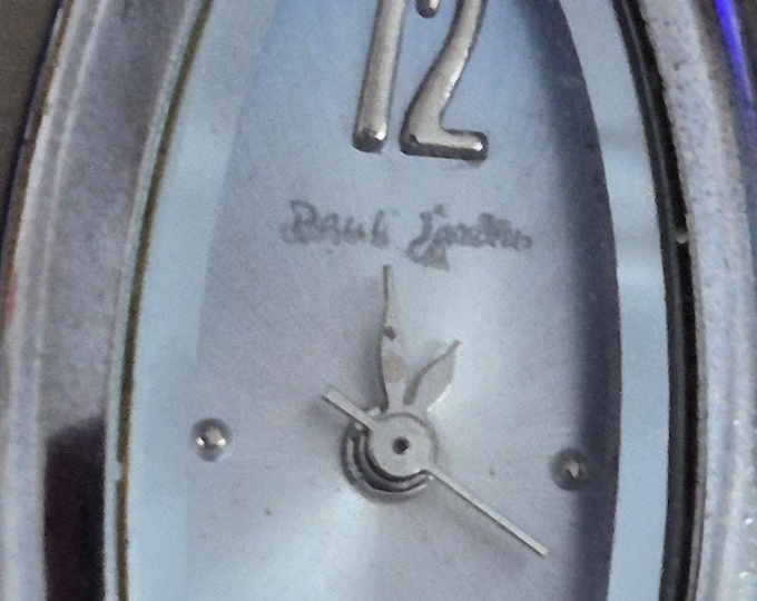Paul Jardin Womens Silver Watch Unique Dial Quartz Japan Movement BOHO
