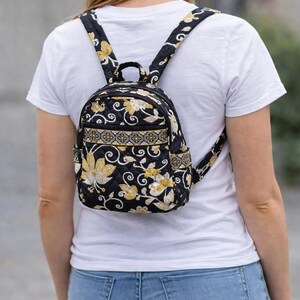 Vera Bradley Black and White Floral Mini Backpack Vera Bradley | Bags | Vera Bradley Black White Paisley Mini  main image 4
