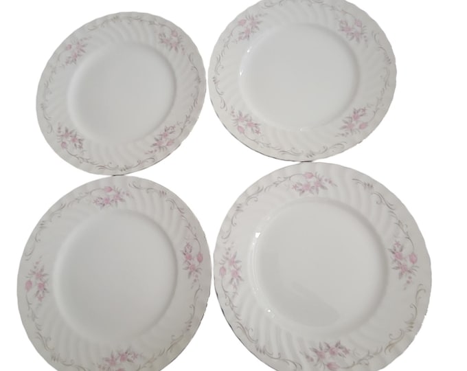 Gold Standard Salad Plate Quality Porcelain China Made in Japan MCM Set of 4