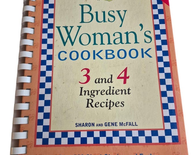 Busy Woman's Cookbook Set by Gene McFall and Sharon McFall (2003, Spiral)