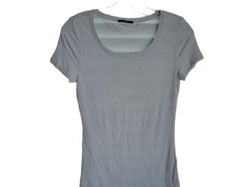 Tahari Womens Top Size Small Pullover Stretchy and Soft Semi Sheer