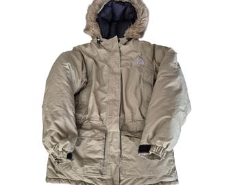 The North Face Women’s Medium Arctic Goose Down Puffer Parka Faux Fur Hood Warm