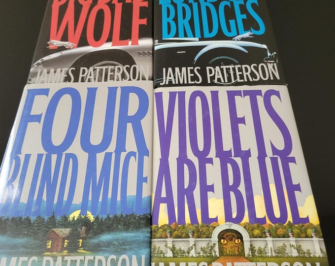 James Patterson Alex Cross Lot 4 Hardcover Dust Cover Jacket See list Below.