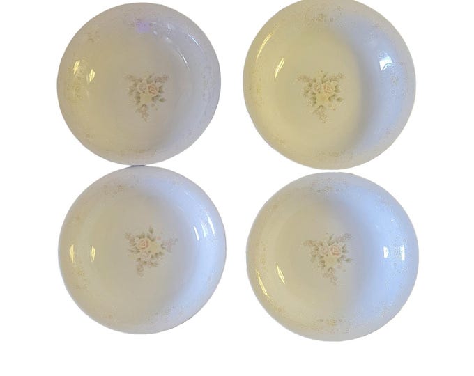 International Porcelain Bowls Set of 4 Brighton Collection Promise model Floral