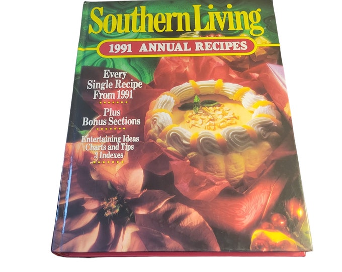 Vintage Southern Living 1991 Annual Recipes Book