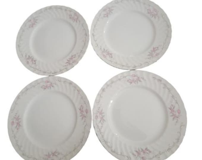 Gold Standard Salad Plate Quality Porcelain China Made in Japan MCM Set of 4
